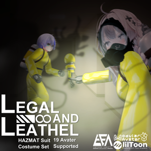 ～Legal and Leathel～ HAZMAT suit costume set [19 avater supported]