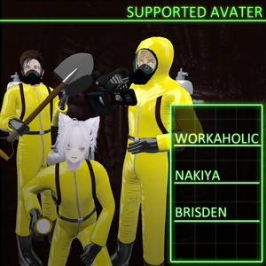 ～Legal and Leathel～ HAZMAT suit costume set [19 avater supported] 缩略图 16