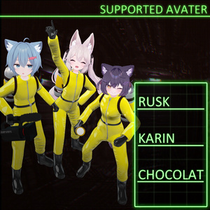 ～Legal and Leathel～ HAZMAT suit costume set [19 avater supported] 缩略图 11