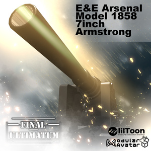 [MA / Gimmick Included] EEA Model 1858 7 inch Gun｛M1858 7inch Armstrong Gun｝