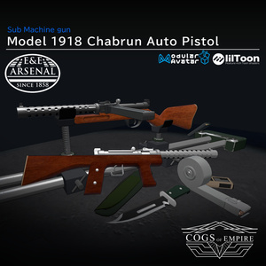 [MA / Gimmick Included] EEA Model 1918 Chabrun Auto Pistol｛Modele 1918 PaC｝