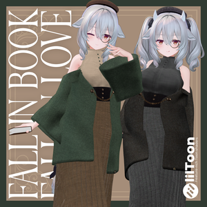 【✨50%off SALE✨】【29アバター対応】FALL IN BOOK,FALL IN LOVE #tatsu3D
