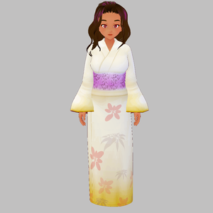 Old Yellow Kimono 