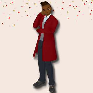 Full vroid model | Adult male with mini dreads