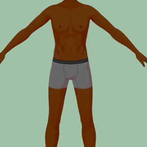 FREE MALE Dark skin pack (5 Different Tones)