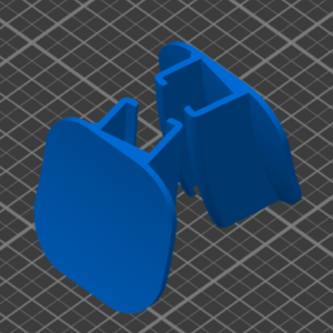 【3Dデータ】HTC VIVE XR Elite 側圧分散アタッチメント (type-A mini)