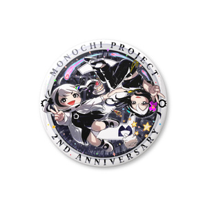 白瀬咲耶　缶バッジ　ホロ アイドルマスター シャイニーカラーズ 公式φ75mmグリッター缶
