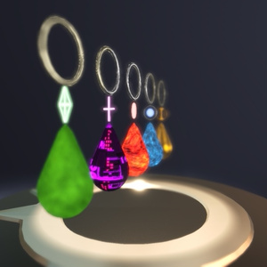 【MA対応】Drops of Elements V1.2（VRC用アクセサリー/ピアス/イヤリング） 缩略图 3