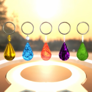 【MA対応】Drops of Elements V1.2（VRC用アクセサリー/ピアス/イヤリング） 缩略图 4