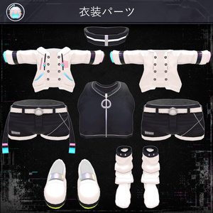 【MA/もちふぃった～対応】衣装・髪型/CyberCitizen V1.0（VRC用衣装/髪型/コスチューム） 缩略图 5