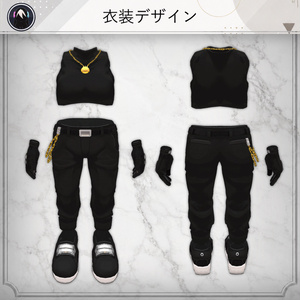 【MA/もちふぃった～対応】衣装・髪型/KurobaStyle V1.0（VRC用衣装/髪型/コスチューム） 缩略图 3