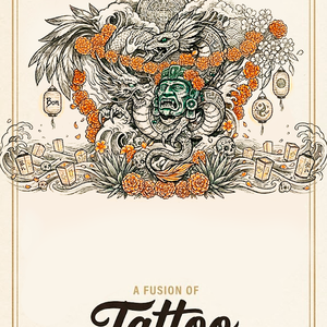 Tattoo MXxJP culture (Bundle of 5 tattoo designs for your back) ❤️/Free/❤️