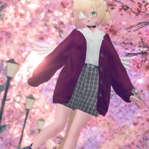 【15アバター対応】春の風、揺れるひだまり【VRChat向け衣装モデル】 缩略图 22