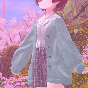 【15アバター対応】春の風、揺れるひだまり【VRChat向け衣装モデル】 缩略图 28