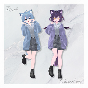 【15アバター対応】春の風、揺れるひだまり【VRChat向け衣装モデル】 缩略图 10