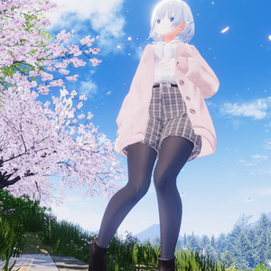 【15アバター対応】春の風、揺れるひだまり【VRChat向け衣装モデル】 缩略图 25