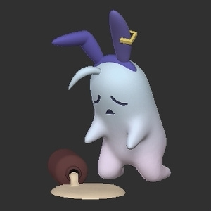 非常にデフォルメされたショーコちゃん.stl
