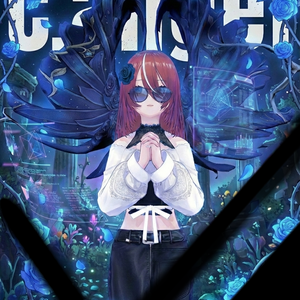 《青い薔薇の電子天使（仮）」》 ― オリジナルVtuber / 商用利用可 BGM付き！