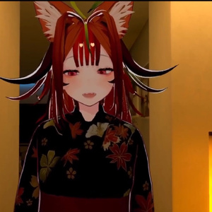 紅葉狐Vtuber 3Dモデル｜秋を纏う妖狐アバター【商用利用OK】
