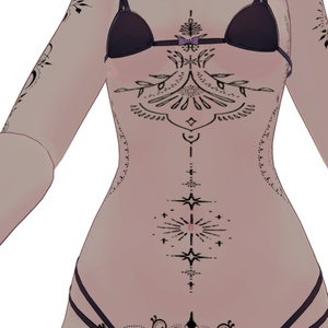 Echoes of the Divine ( 神聖の残響 )/ tattoo ( タトゥー ) / 4k Textures 缩略图 2