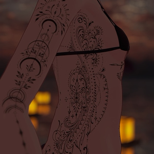 Echoes of the Divine ( 神聖の残響 )/ tattoo ( タトゥー ) / 4k Textures 缩略图 4