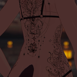 Echoes of the Divine ( 神聖の残響 )/ tattoo ( タトゥー ) / 4k Textures 缩略图 3