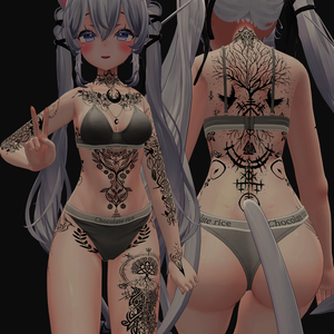 Tree of the Veil ( 帳の樹 )/ tattoo ( タトゥー ) / 4k Textures 