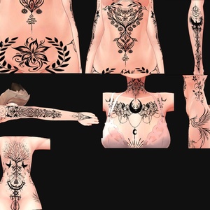 Tree of the Veil ( 帳の樹 )/ tattoo ( タトゥー ) / 4k Textures 缩略图 7