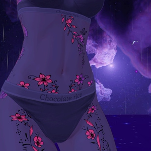 Moonlit Petal Rite ( 月下花儀 )/ tattoo ( タトゥー ) / 4k Textures 缩略图 6