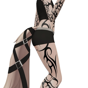 Tribal Spine ( トライバル・スパイン )/ tattoo ( タトゥー ) / 4k Textures 缩略图 6