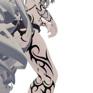 Tribal Spine ( トライバル・スパイン )/ tattoo ( タトゥー ) / 4k Textures 缩略图 7