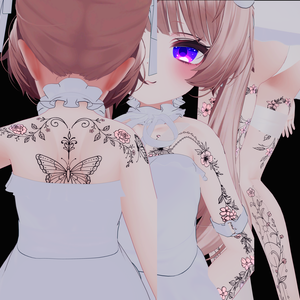 Blooming Wings ( 花咲く翼 )/ tattoo ( タトゥー ) 
