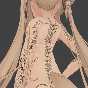 Graceful Ink Flow ( 優雅なインク流れ )/ tattoo ( タトゥー ) 