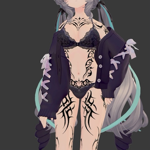 Void Spine Tribal ( 虚無の脊椎トライバル )/ tattoo ( タトゥー ) 缩略图 5