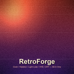 【After Effects】RetroForge — レトロ映像オールインワンネイティブプラグイン