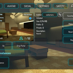広い部屋の3Dモデル【VRChat使用可、オリジナル3Dモデル】 缩略图 5