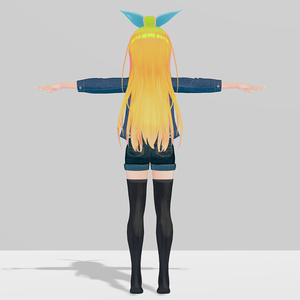 オリジナル3Dモデル バナナのばななちゃん - KUROMARU9 - BOOTH