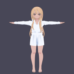 凪夜瑠璃用のルームウェア（トップス、ショートパンツ）3色入り 缩略图 4