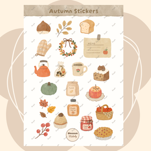 Autumn Stickers - Digital Sticker デジタルステッカー
