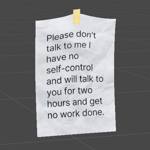working AFK Paper