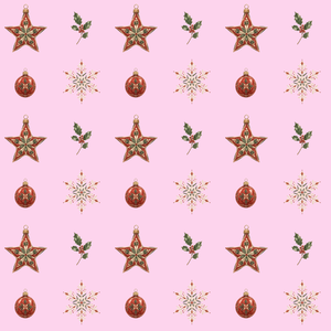 【デジタルペーパー】クリスマスオーナメント 5色セット