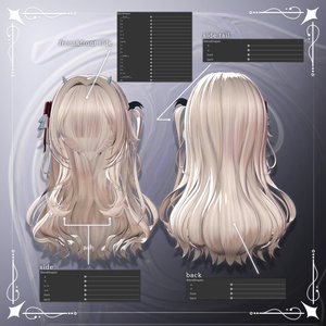 【10アバター対応】Little Devil Hair 缩略图 10