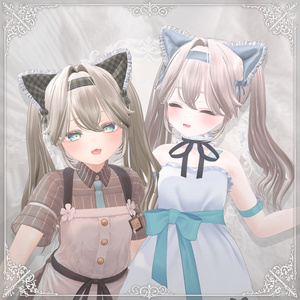 【15アバター対応】Cat Maid Twintall（Hair） 缩略图 4