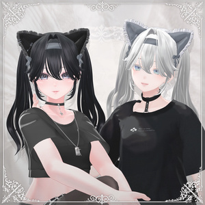 【15アバター対応】Cat Maid Twintall（Hair） 缩略图 11