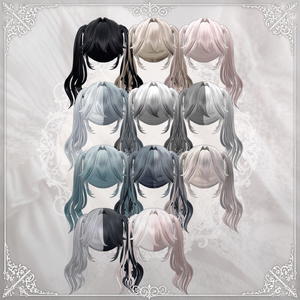 【15アバター対応】Cat Maid Twintall（Hair） 缩略图 6