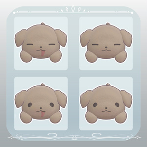 【MA対応】ふりふり ぺろ〜〜ん 犬 缩略图 4