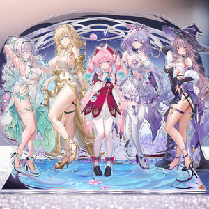 【C106 予約通販 】永劫の水着 アクリルフィギュア セット （特典の背景ボード付き） 崩壊スターレイル　