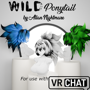 WILD Ponytail for Avatar and MMD