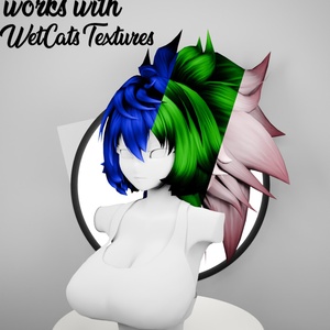 WILD Ponytail for Avatar and MMD 缩略图 3