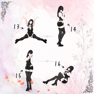 [APL対応]おねーさんぽーずぱっく [16Pose] 缩略图 5